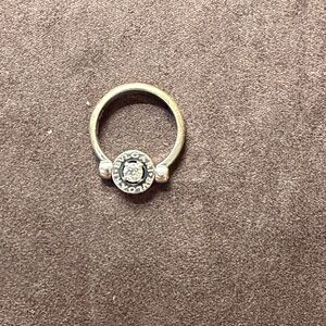 Bulgari Ring with Central Diamond